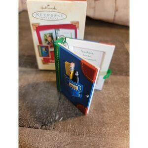 Hallmark 2003 school photo holder AS IS ornament Xmas decor